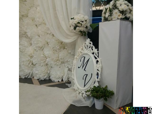 Оформление мероприятий искусственными цветами