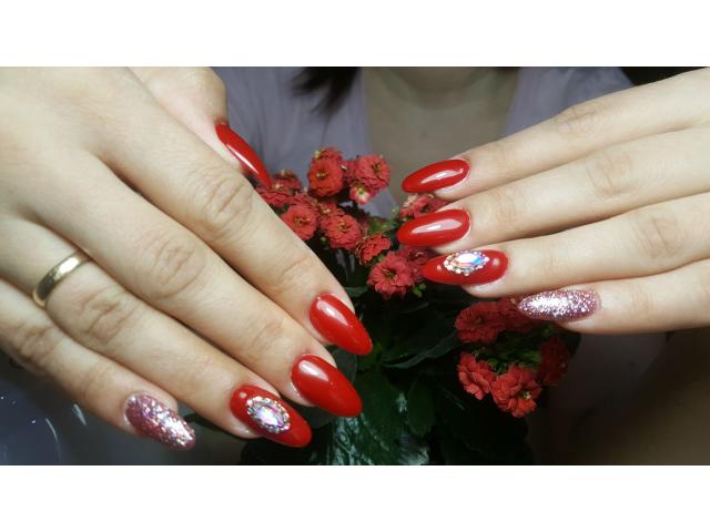 Акригель наращивание лак гель педикюр коррекция чеканы