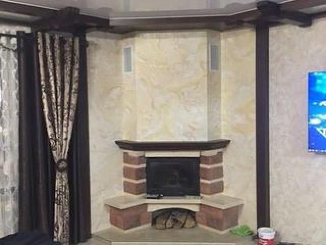 Декоративная штукатурка, мокрый шелк травертин