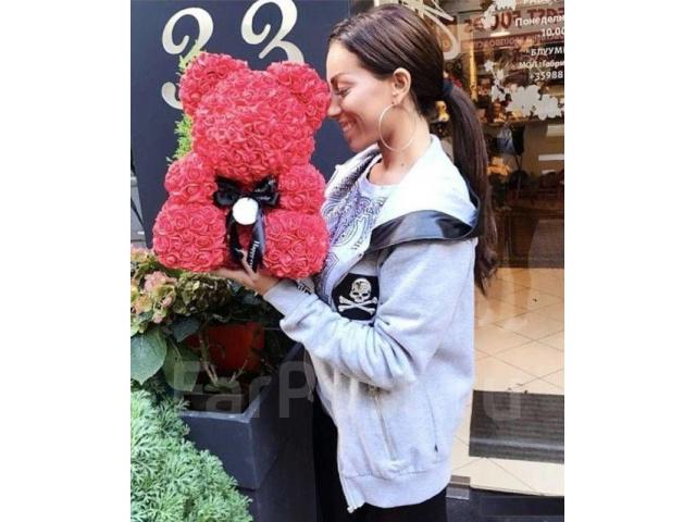 Супер акция мишка из роз 510 лей