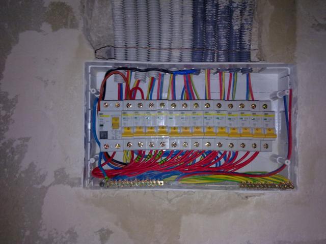 Электромонтаж . европейский стандарт. предусматриваются все необходимые елементы.