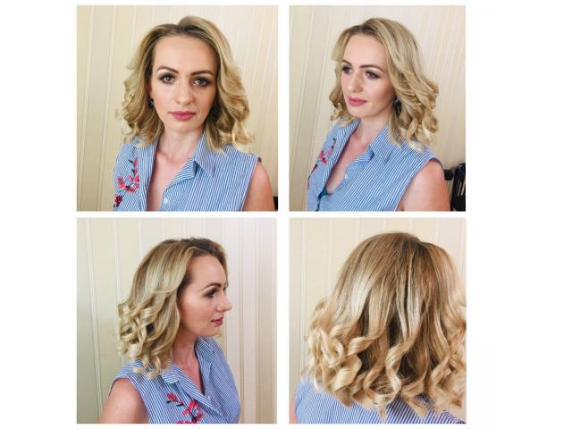 Прическа и макияж все по цене 555 лей .