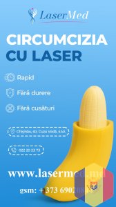 Circumcizia cu laser (ablatia laser a preputului) la bărbați în Moldova