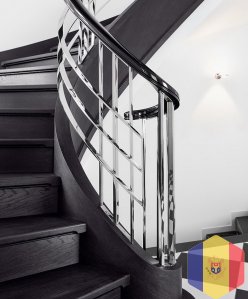 Элитные лестницы в Кишиневе, проектирование и изготовление