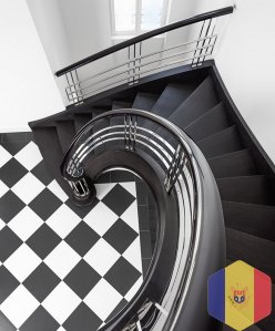 Элитные лестницы в Кишиневе, проектирование и изготовление