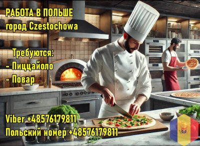Работа а Польше. Требуется Пиццайоло и Повар.