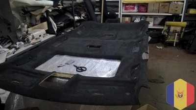 Реставрация потолка салона Авто.