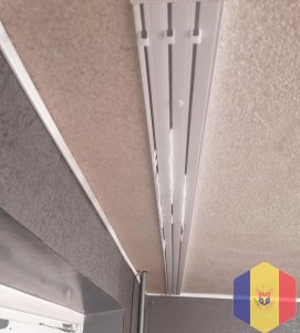 Установка карнизов для штор. навеска гардин. Montarea carnizului. Instalare carniz.