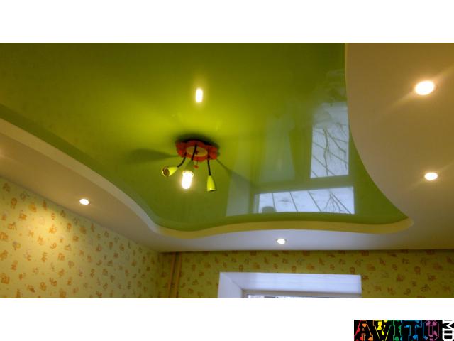 Натяжные потолки - одним движением руки!