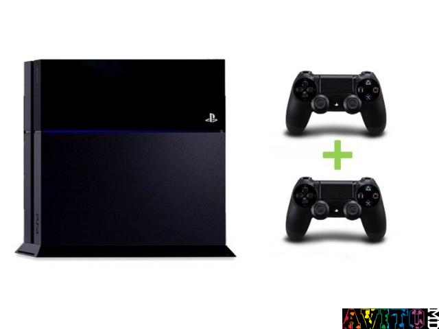 Sony PS4 500GB с 2 контроллерами