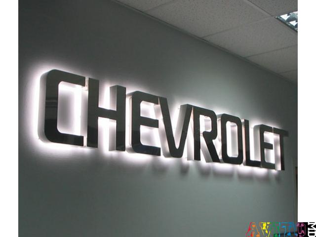 Объемные и плоские буквы с подсветкой и без!