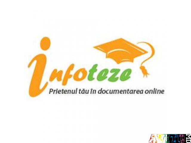 Teza de licență, teza de master, teza de an - INFOTEZE.COM